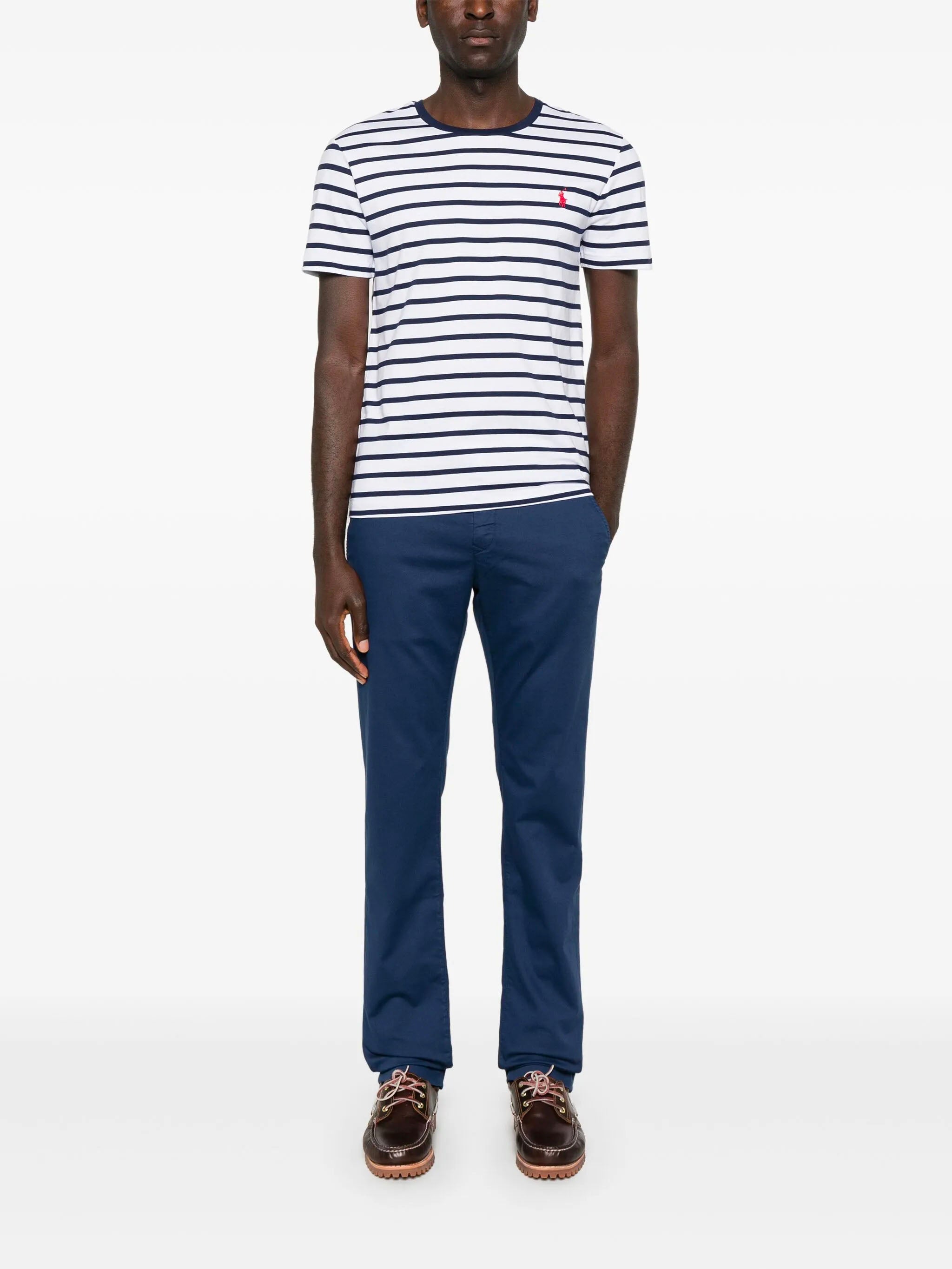 Custom Slim-Fit Striped T-Shirt