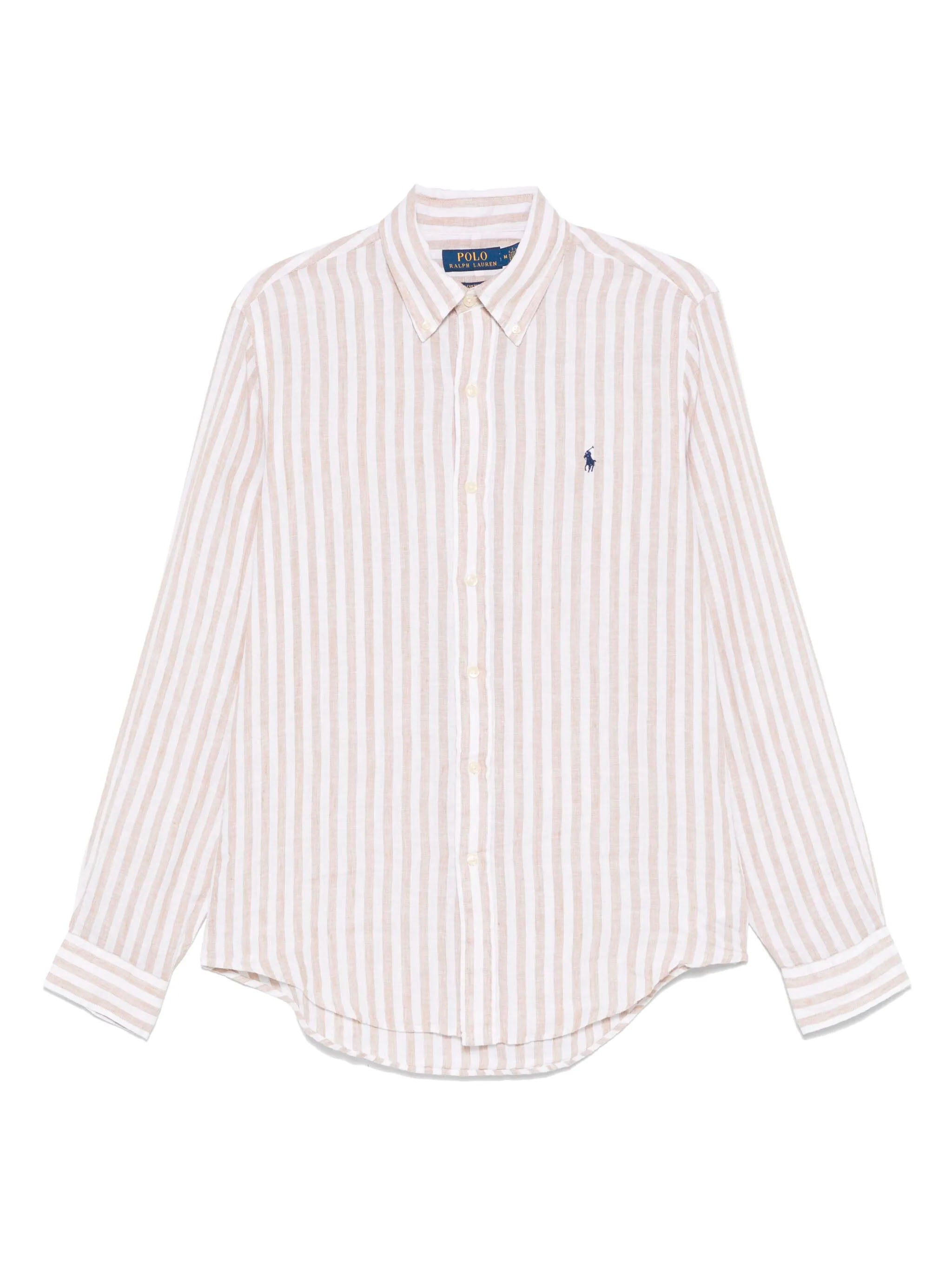 Custom-Fit Striped Linen Shirt